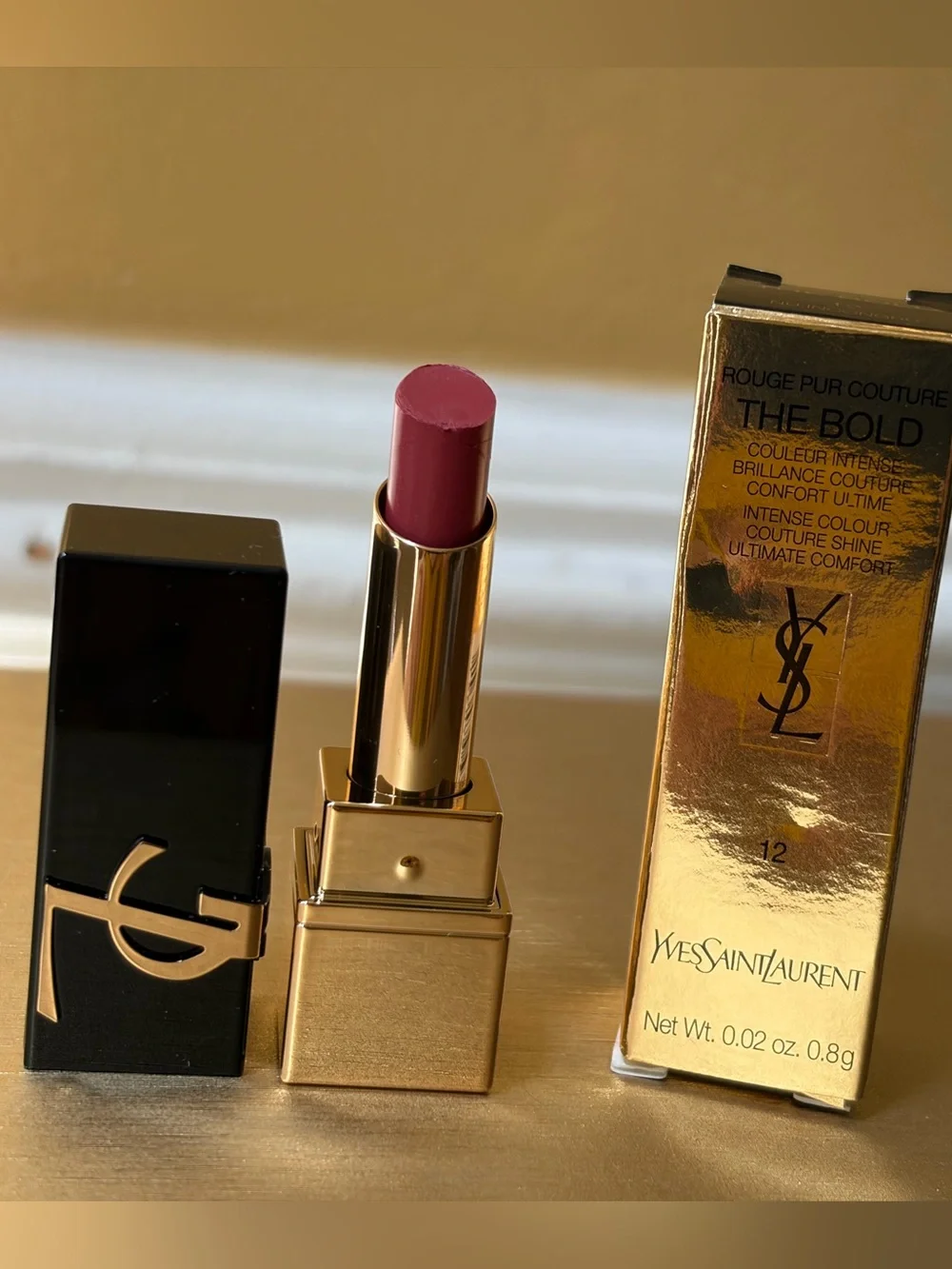 Rouge Pur Couture The Bold Lipstick - 12 Nu Incongru Yves Saint Laurent 0.8 oz